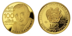 ANRO-1730 RA Bullion - Charles Aznavour - Gold - 50,000 dram (1:10oz).jpg